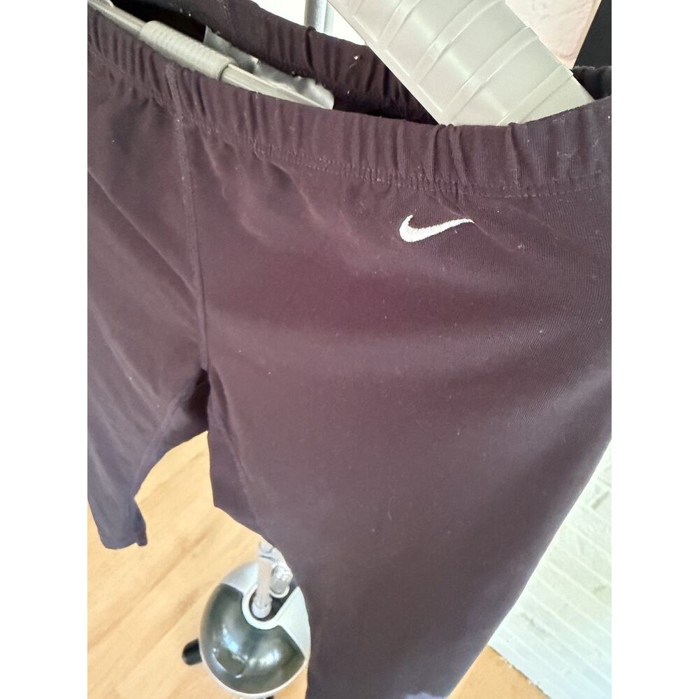 Nike Black Athletic Leggings Women's M Workout Running Tights - Picture 3 of 3